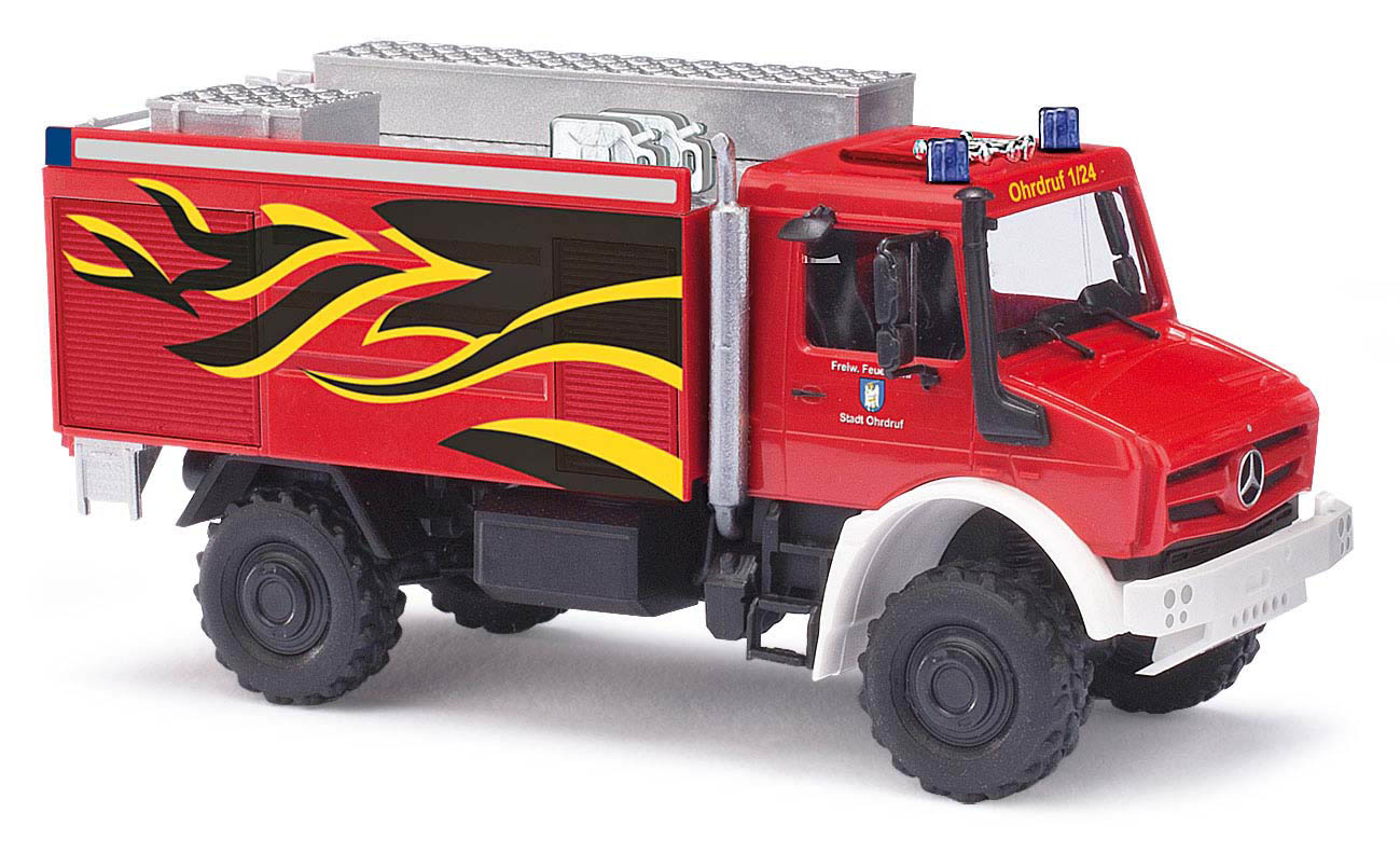 070-51055 - H0 - Mercedes Unimog Feuerwehr